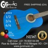 Classical Guitar Gewa 3 sizes and 4 colors